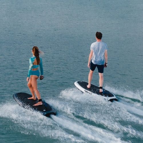 Jet Boarding in Dubai Harbour Marina and Jbr