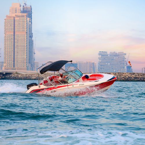 Speed Boat Rental in Dubai Harbour Marina and Jbr